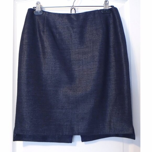 Blue Elie Tahari "Bennet" skirt - Picture 3 of 9